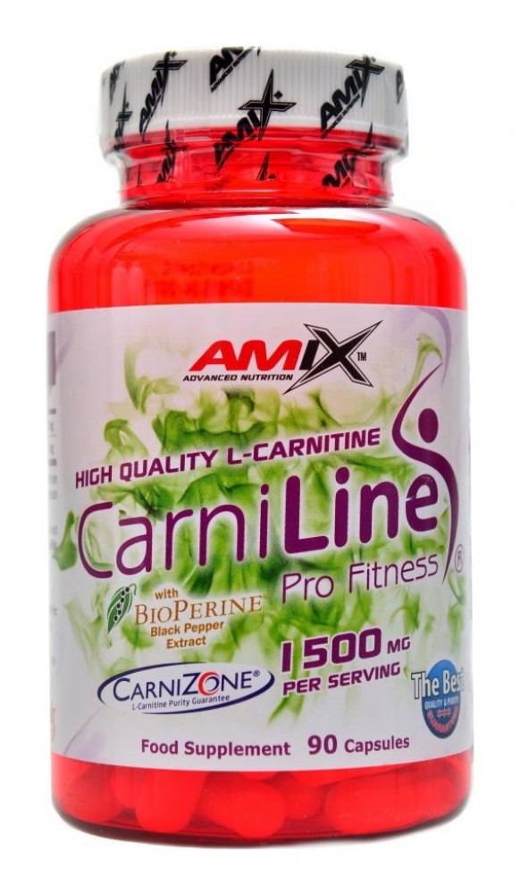 CarniLine 1500 mg carnitine + bioperine 90 kapslí