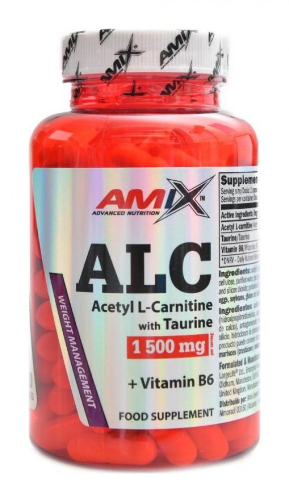ALC with Taurine a vitamin B6 120 kapslí