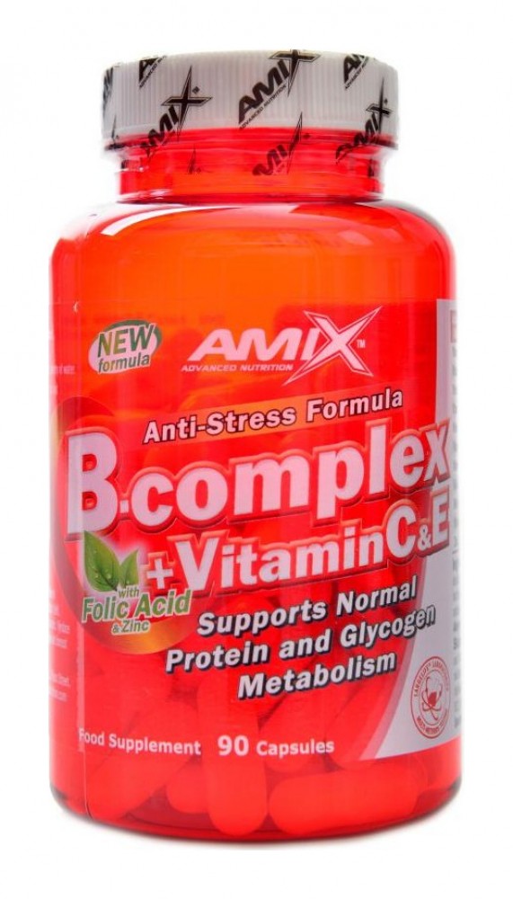 B-complex + vitamín C 90 kapslí