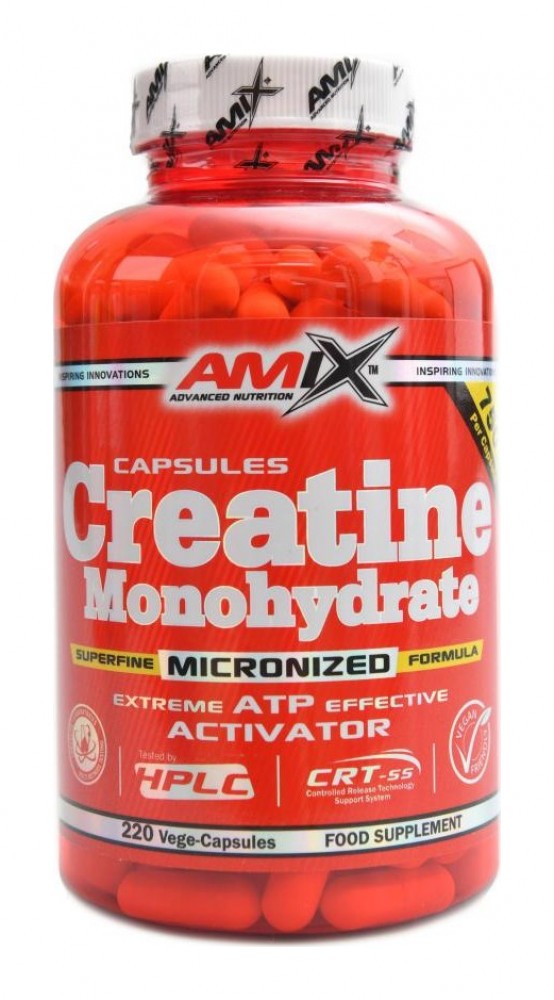 Creatine monohydrate 220 kapslí 750 mg