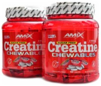 Creatine monohydrate 2500mg chewable tabs zero sugar 2 x 60 tablet multiflavour 