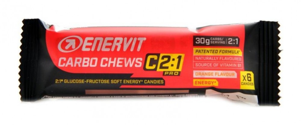 Enervit Carbo chews C2:1 pomeranč