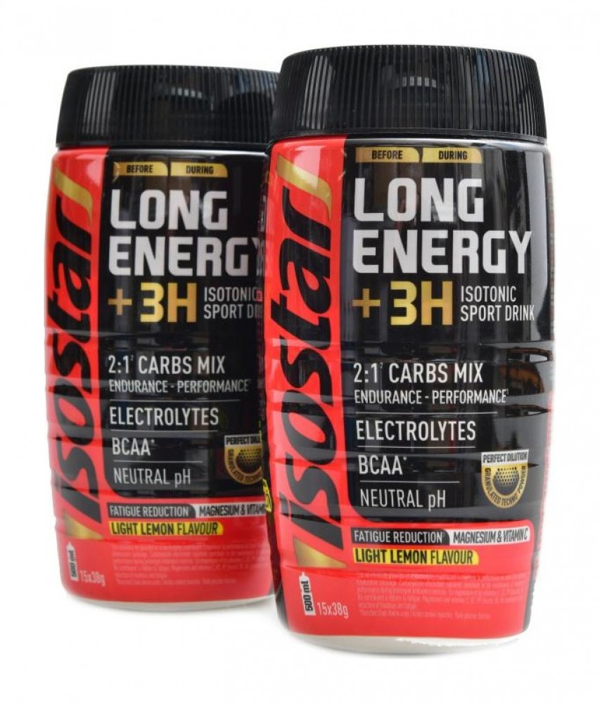 Isostar long + 3 2 x 570 g citron