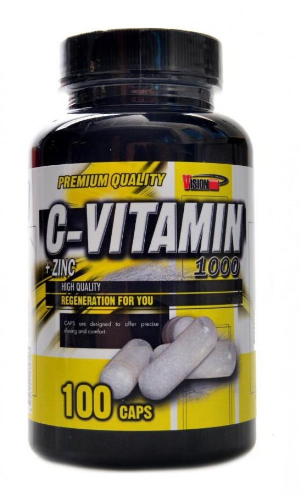 Vitamín C 1000mg + Zinek 100 kapslí