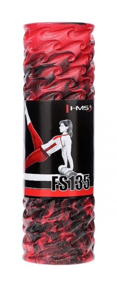Fitness válec FS135 45 cm, červený