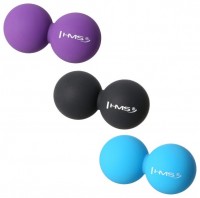 Dvojitý masážní míč BLC02 černý - Lacrosse Ball 