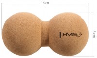 Korkový dvojitý masážní míč BLW02 - Lacrosse Ball 