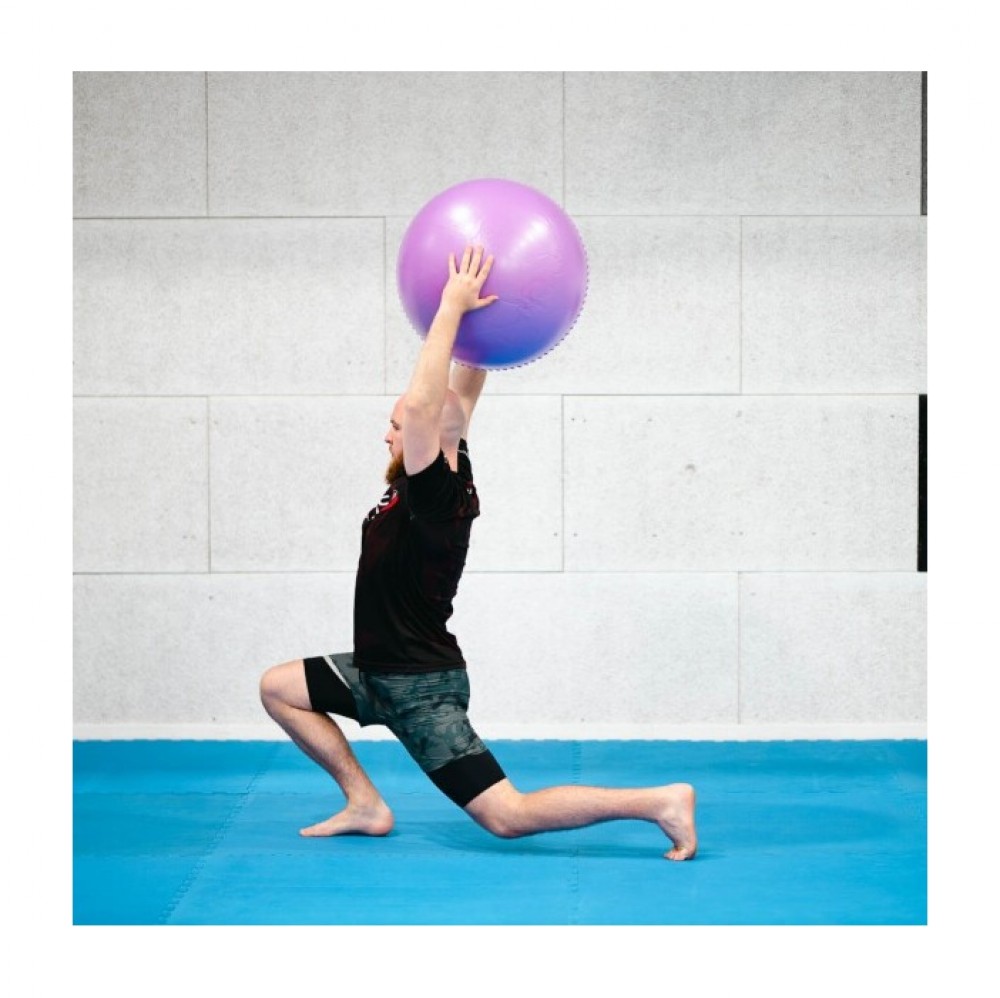 Masážní gymnastický míč YB03N 75 cm černý