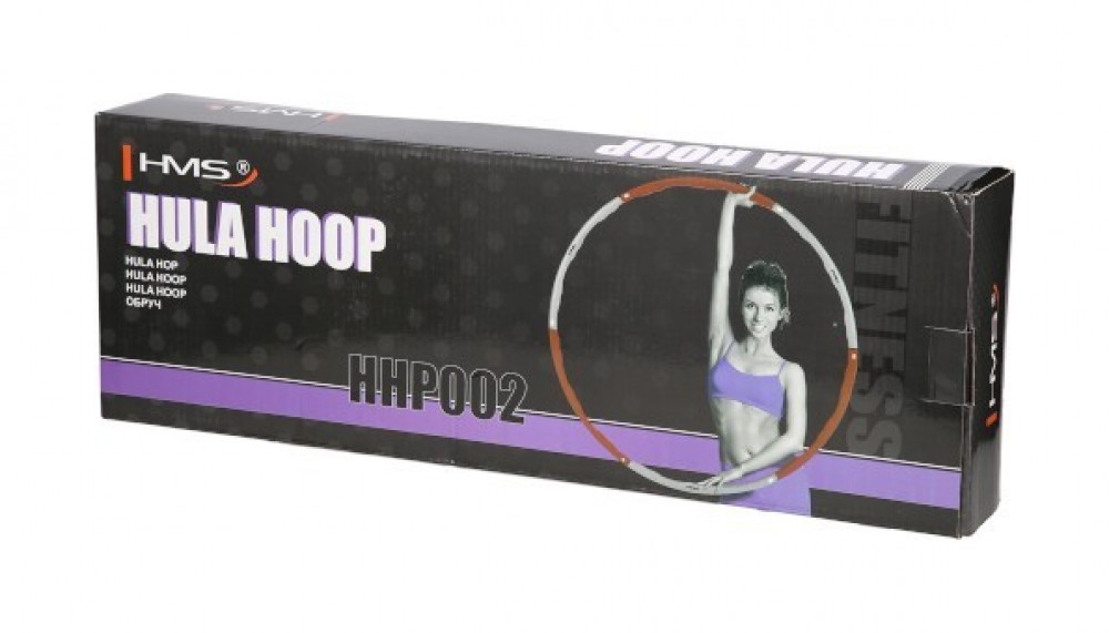 Hula hoop obruč HHP002 červená, 100 cm