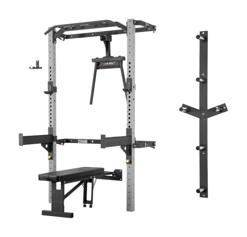 Multifunkční posilovací stojan - Power Rack KLT21 šedý