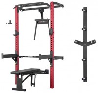 Multifunkční posilovací stojan - Power Rack KLT22 červený 