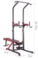 Multifunkční bradla s lavicí PWL8324 