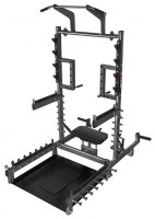 Multifunkční stojan s platformou pro zvedání činek a Hip Thrust SMP01 