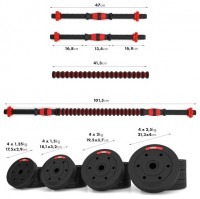 Nakládací činky SGP30, 30 kg 