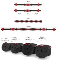 Nakládací činky SGP40, 40 kg 