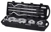 Činkový set v kufru STC55 55 kg chrom 
