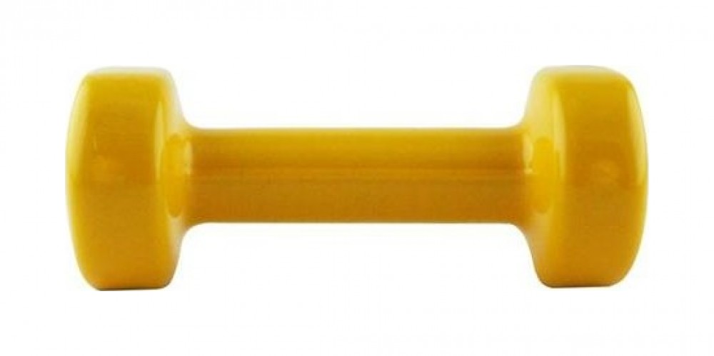 Litinová činka pokrytá vinylem 1 kg