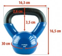 KN 4 KG KETTLEBELL POKRYTÝ NEOPRENEM  