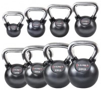 Vinylový kettlebell s chromovaným úchopem KGC 20 kg 
