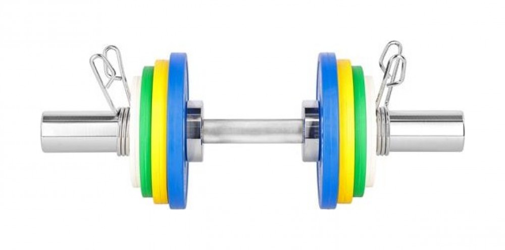 Jednoruční olympijská osa GOP050 5kg 50cm