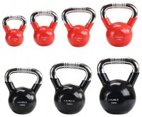 Kettlebell s chromovaným úchopem KTC 16 kg černý 