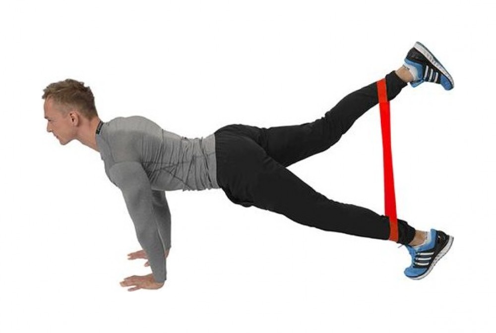 Fitness guma GU04 červená