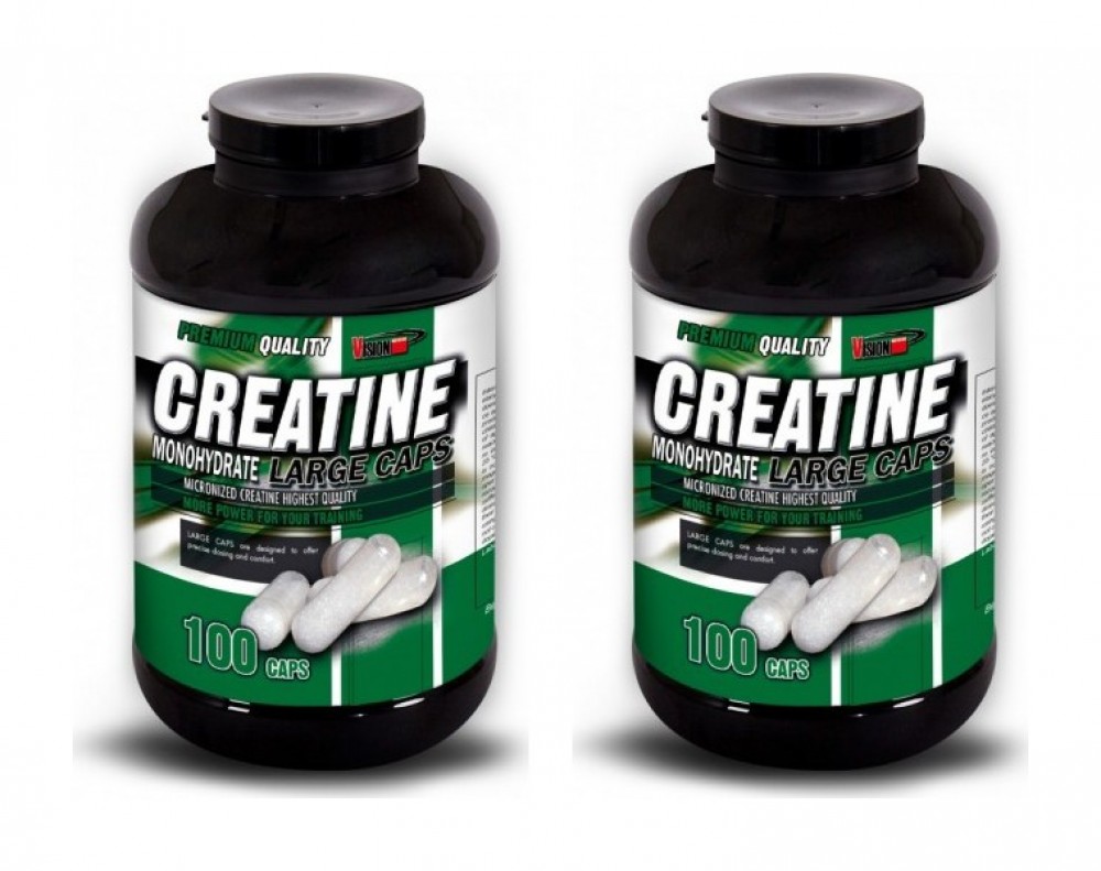 Creatine Monohydrate 1000mg 100 kapslí  1+1