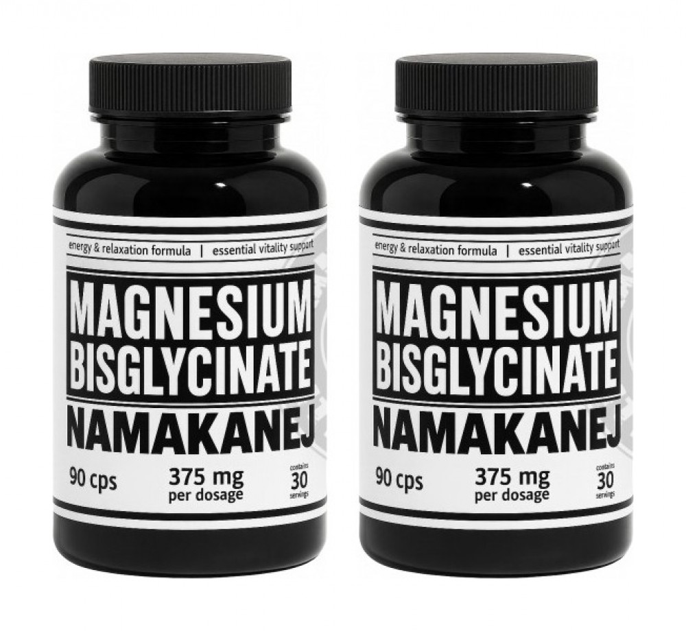 Magnesium Bisglycinate 90 kapslí 1+1