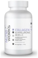 Collagen and Hyaluronic Acid + C 90 kapslí 