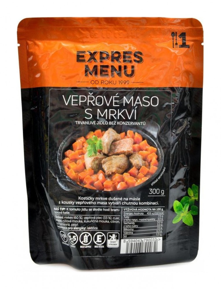 Vepřové s mrkví 300g