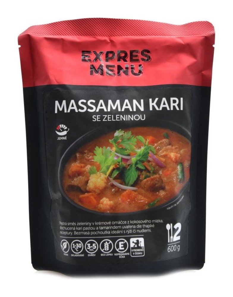Massaman kari - Zeleninové thajské kari 600g