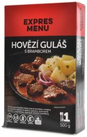 KM hovězí guláš s bramborem 500g 