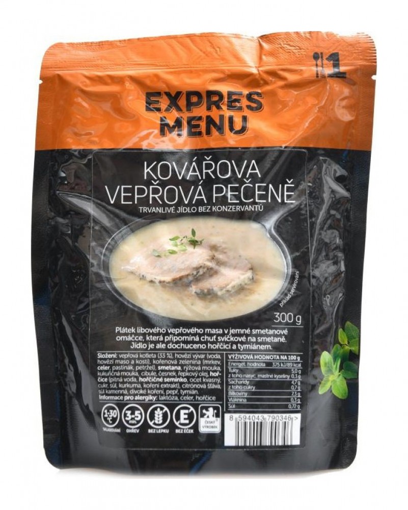 Kovářova vepřová pečeně low carb 300g