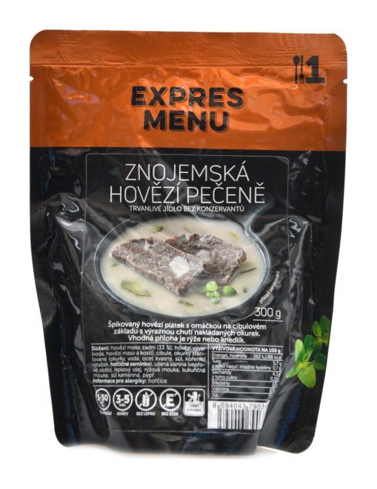 Znojemská hovězí pečeně low carb 300g