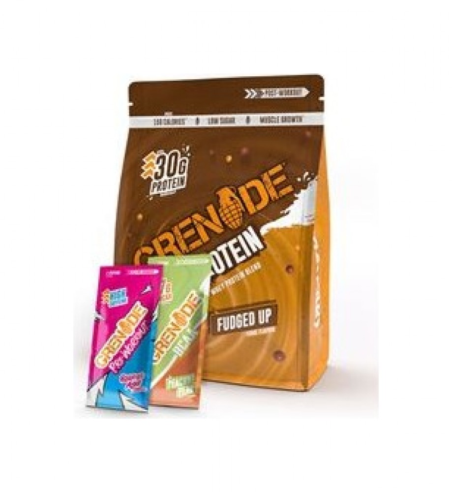 Grenade Whey Protein 480 g    + vzorek Pre-Workout 16,5g a vzorek BCAA 13g zdarma