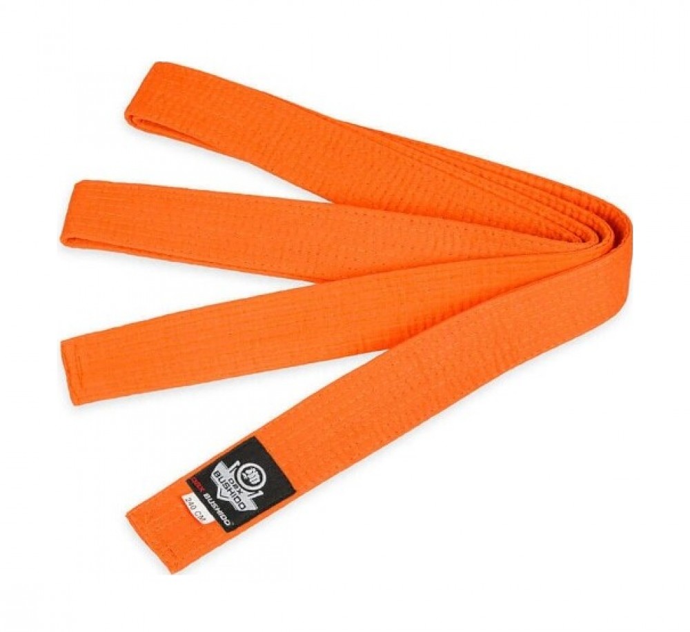 Oranžový pás ke kimonu DBX OBI