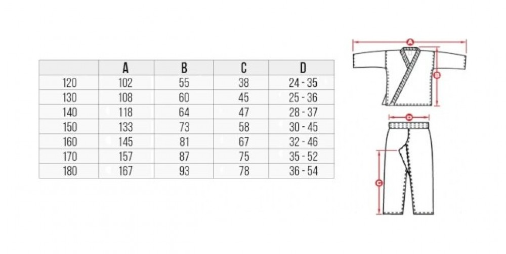 Dětské kimono DBX ARK-3102
