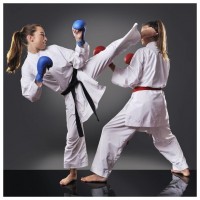 Rukavice na karate DBX DBX-KM modré 