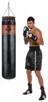 Profesionální kožený boxovací pytel DBX Sovereign 140/45cm 50kg 
