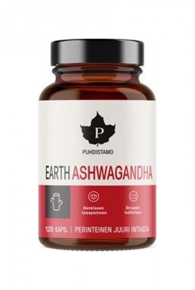 Earth Ashwagandha BIO 120 kapslí SK