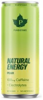 Natural Energy + Caffeine + Electrolytes 330ml pear 