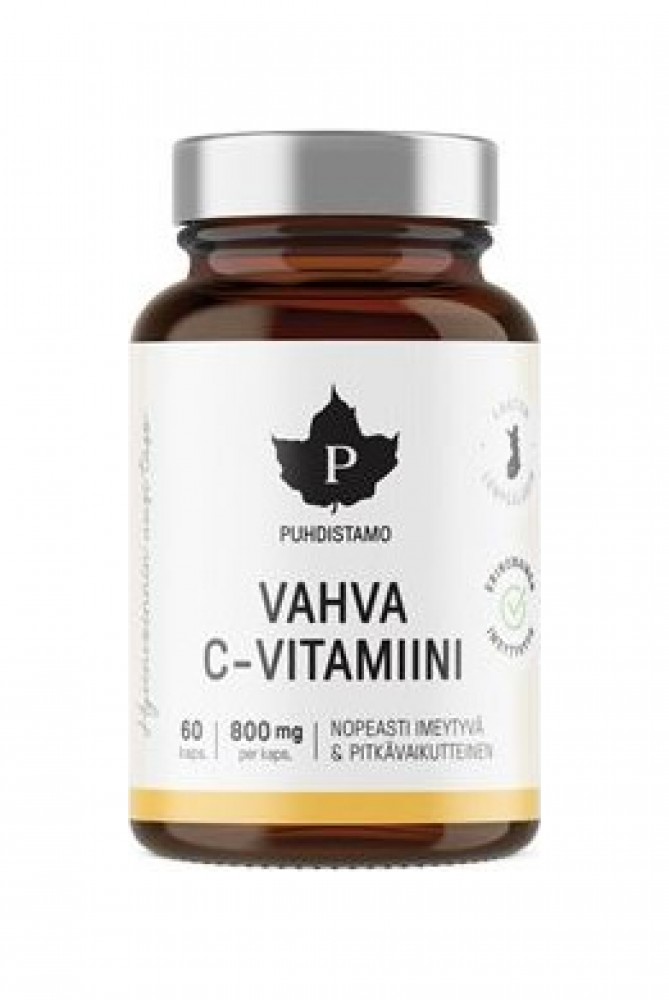 Strong Vitamin C 60 kapslí (Vahva C-Vitamiini)
