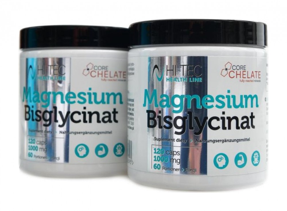 Health line Magnesium bisglycinate 1000 mg 2 x 120 kapslí