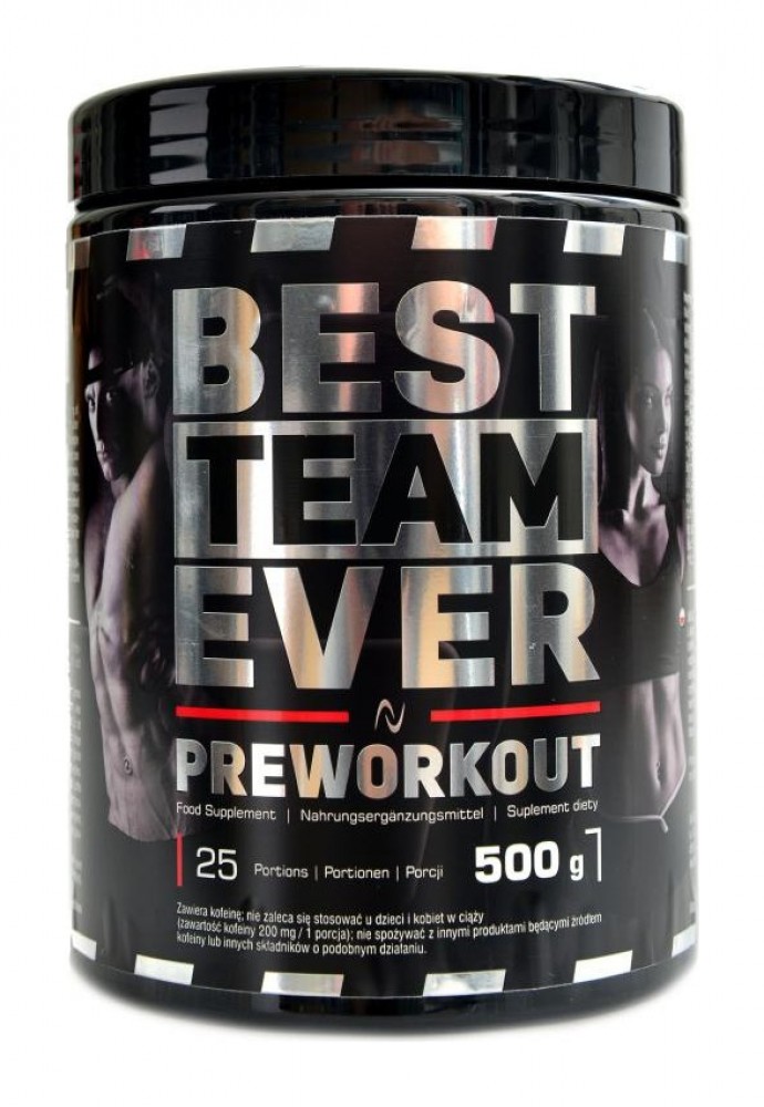 Best team ever preworkout 500 g pomeranč