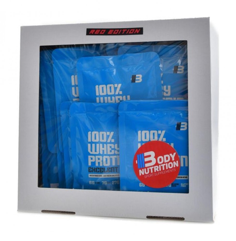 Excelent 100% WPC whey protein 80 20 x 35g testovací set