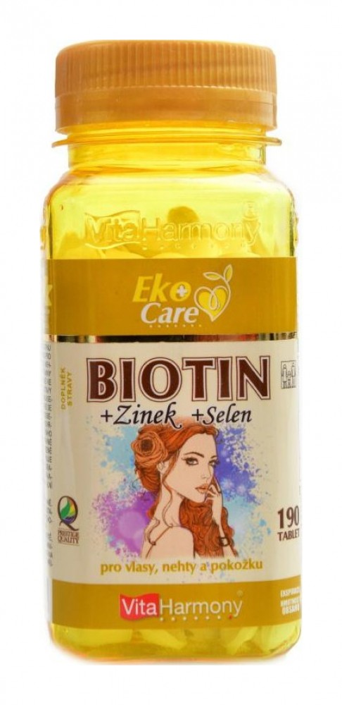 VE Biotin 300 mcg + Selen + Zinek 190 tablet