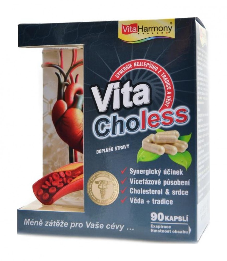 VitaCholess 90 kapslí