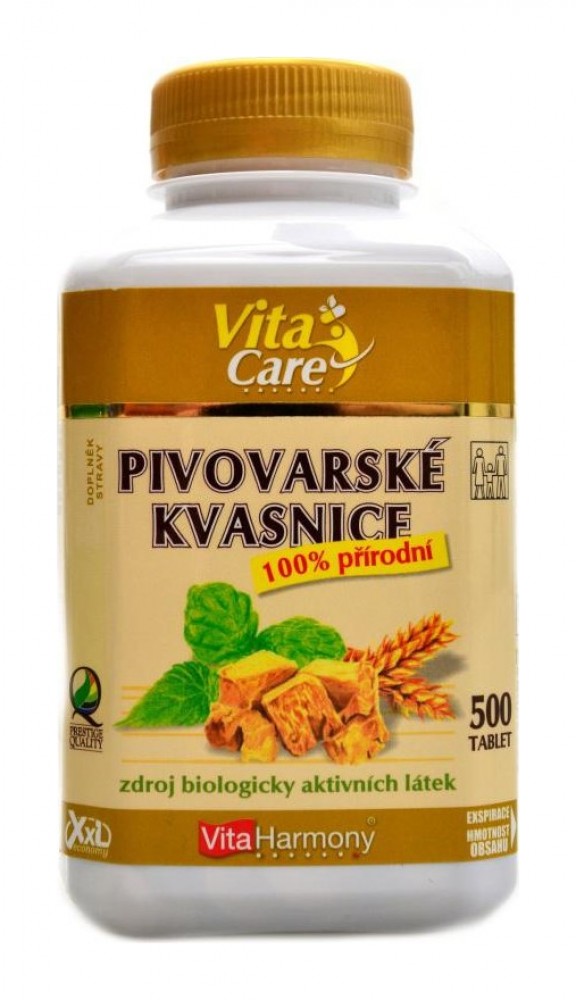 Pivovarské kvasnice 500 tablet