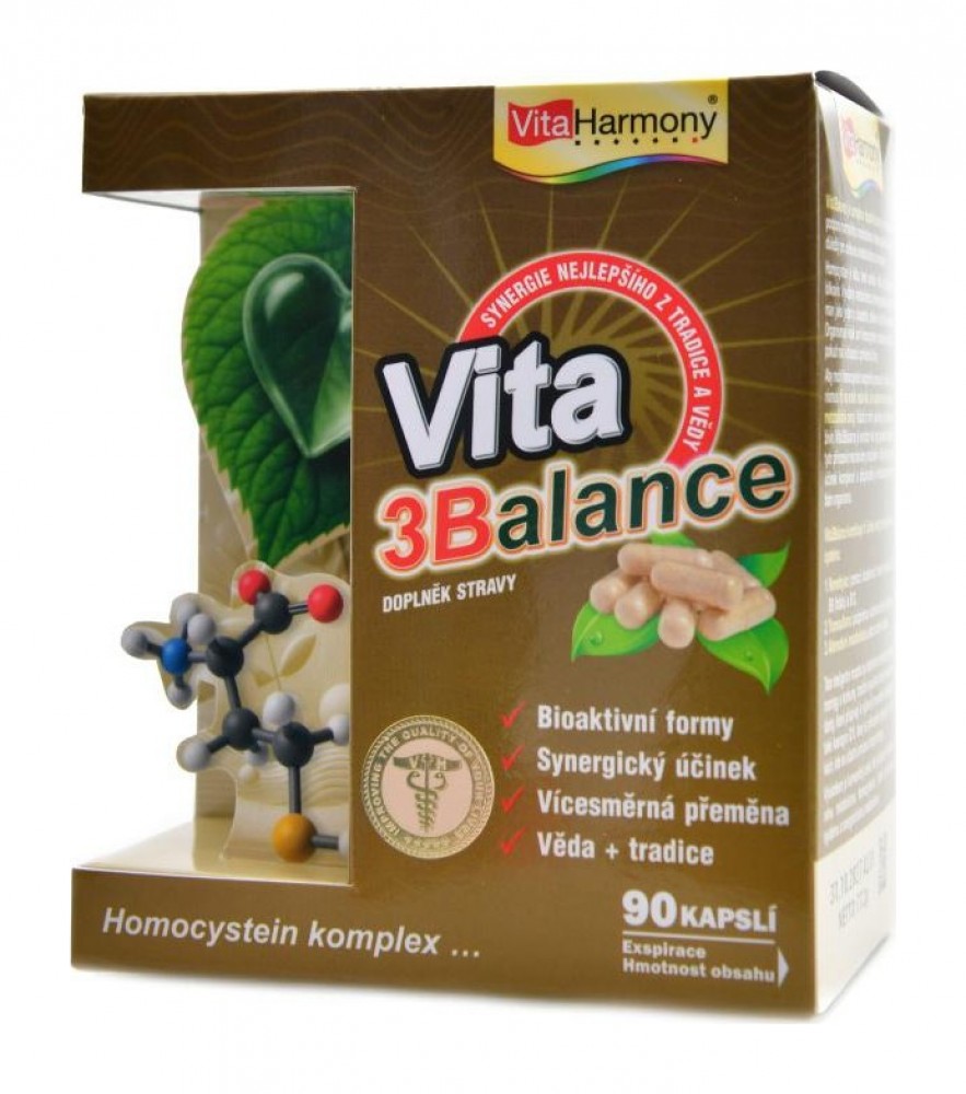 Vita 3 Balance Homocystein komplex 90 kapslí