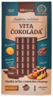 VitaČokoláda funkční mléčná 70g receptura D - bromelain kmín zázvor 